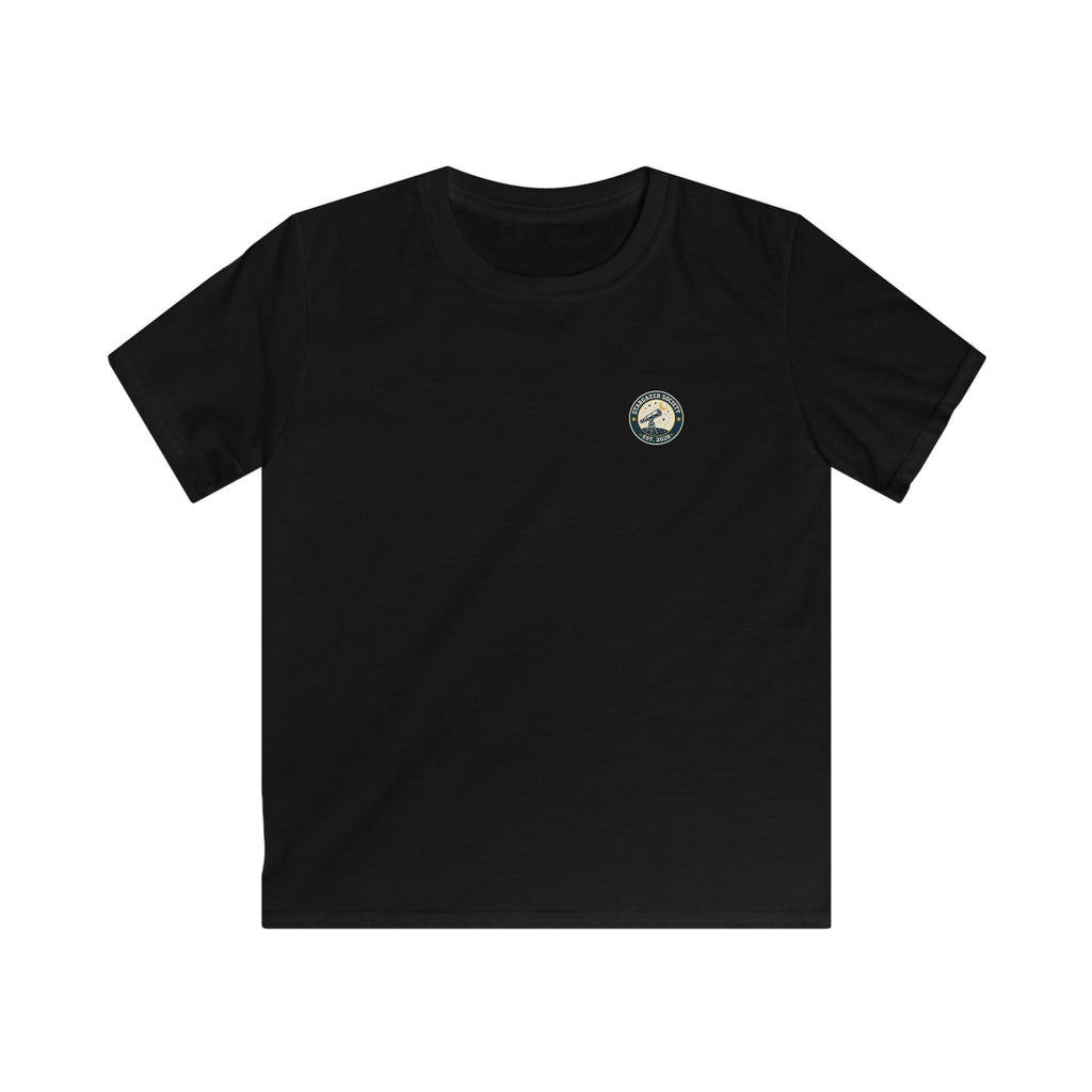 "Stargazer Society" Kids Tee Telescope 'Est. 2026' For Boys & Girls