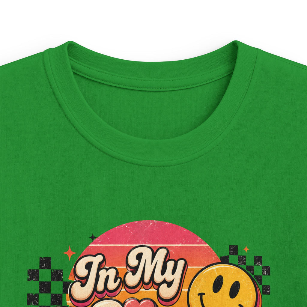 Kids Birthday Tee "In My Nine Era" Retro Smile Graphic