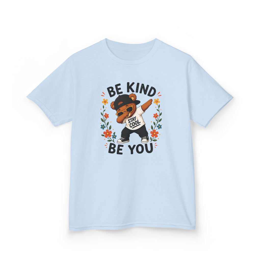 Kids "Be Kind Be You" Buddy T-Shirt Cute Positive Message Tee for Children