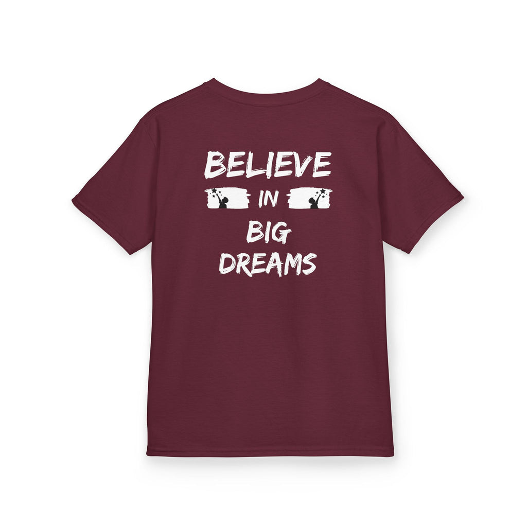 Believe in big dreams | Motivational Kids Graphic T-Shirt