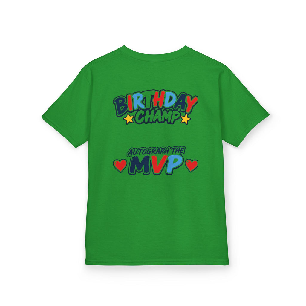"Birthday Champ" Graphic kids Birthday T-Shirt Design