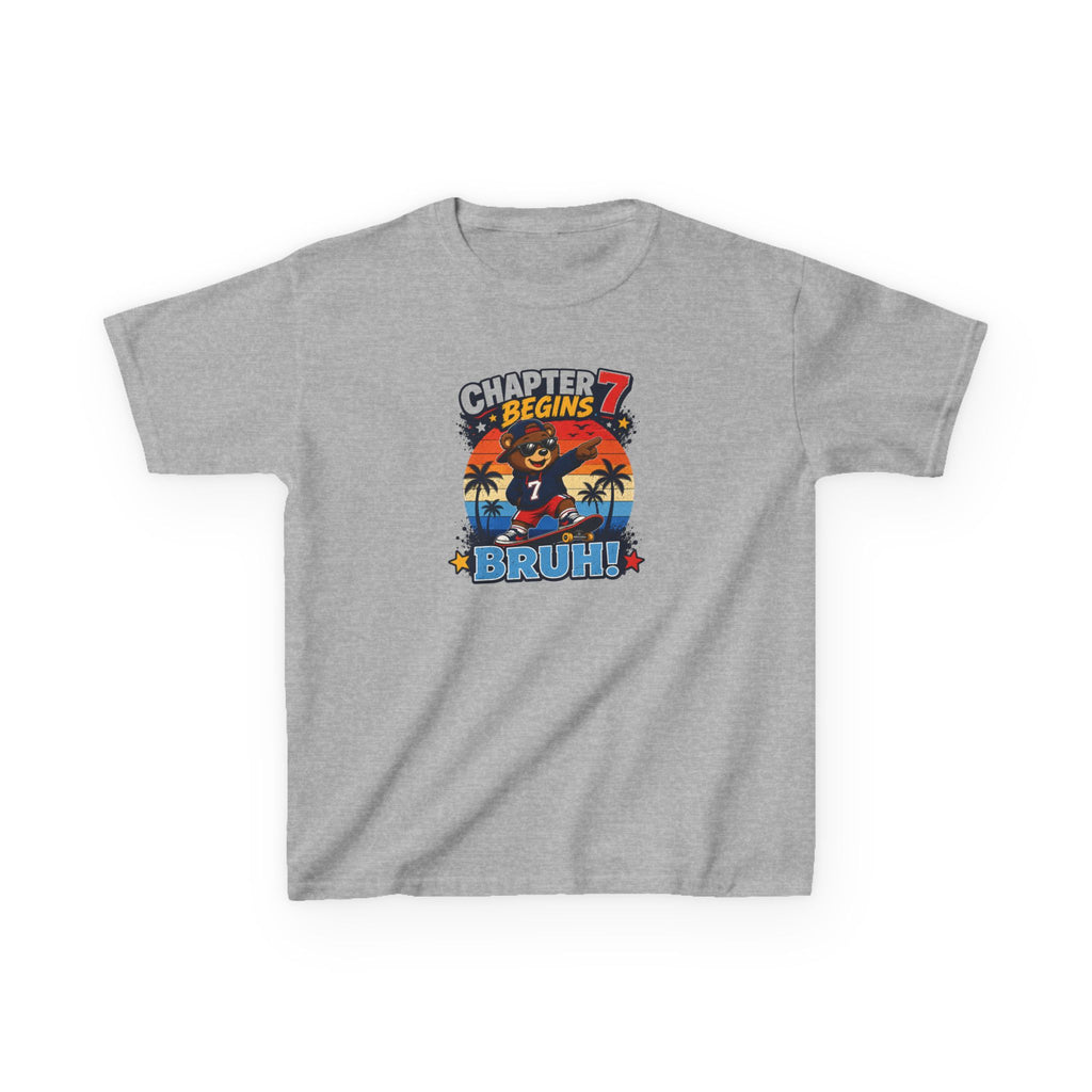 Chapter 7 Begins Graphic kids Birthday T-Shirt Design