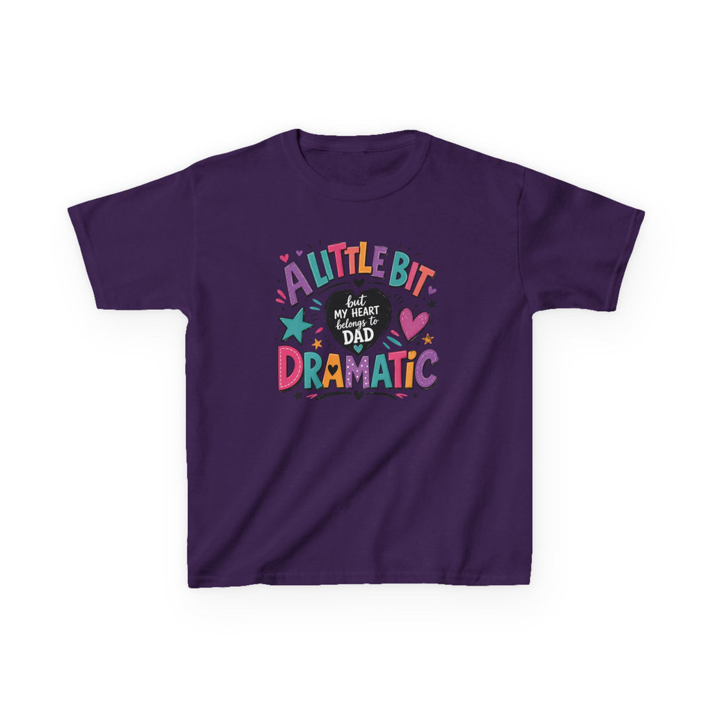 "A Little Dramatic" Girls Graphic Family T-Shirt Design