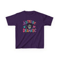 "A Little Dramatic" Girls Graphic Family T-Shirt Design