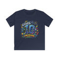 Kids Tee "Level 10 Unlocked" Birthday Gamer Shirt