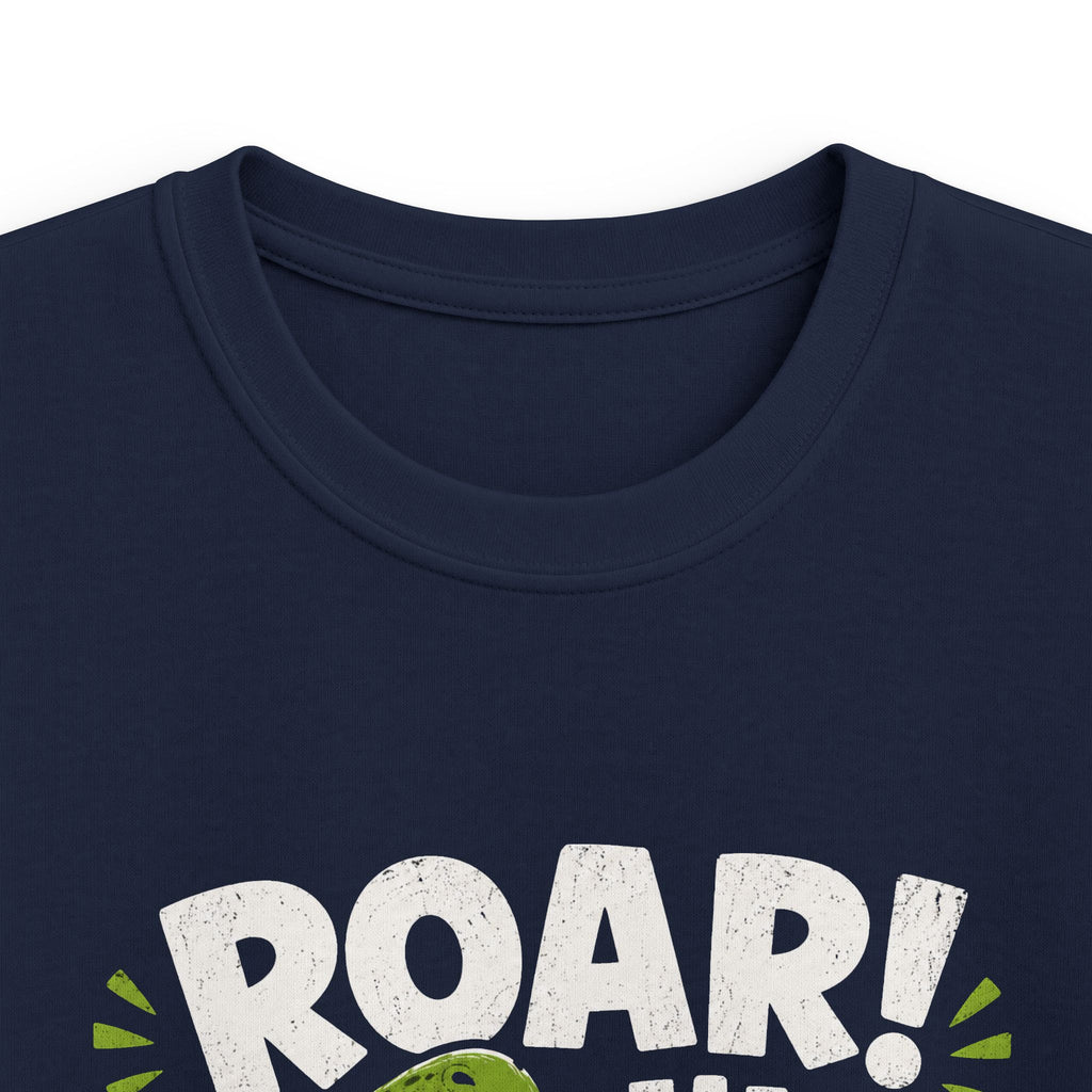 Kids Tee "Roar! I'm 4 Today" Dinosaur Birthday Shirt