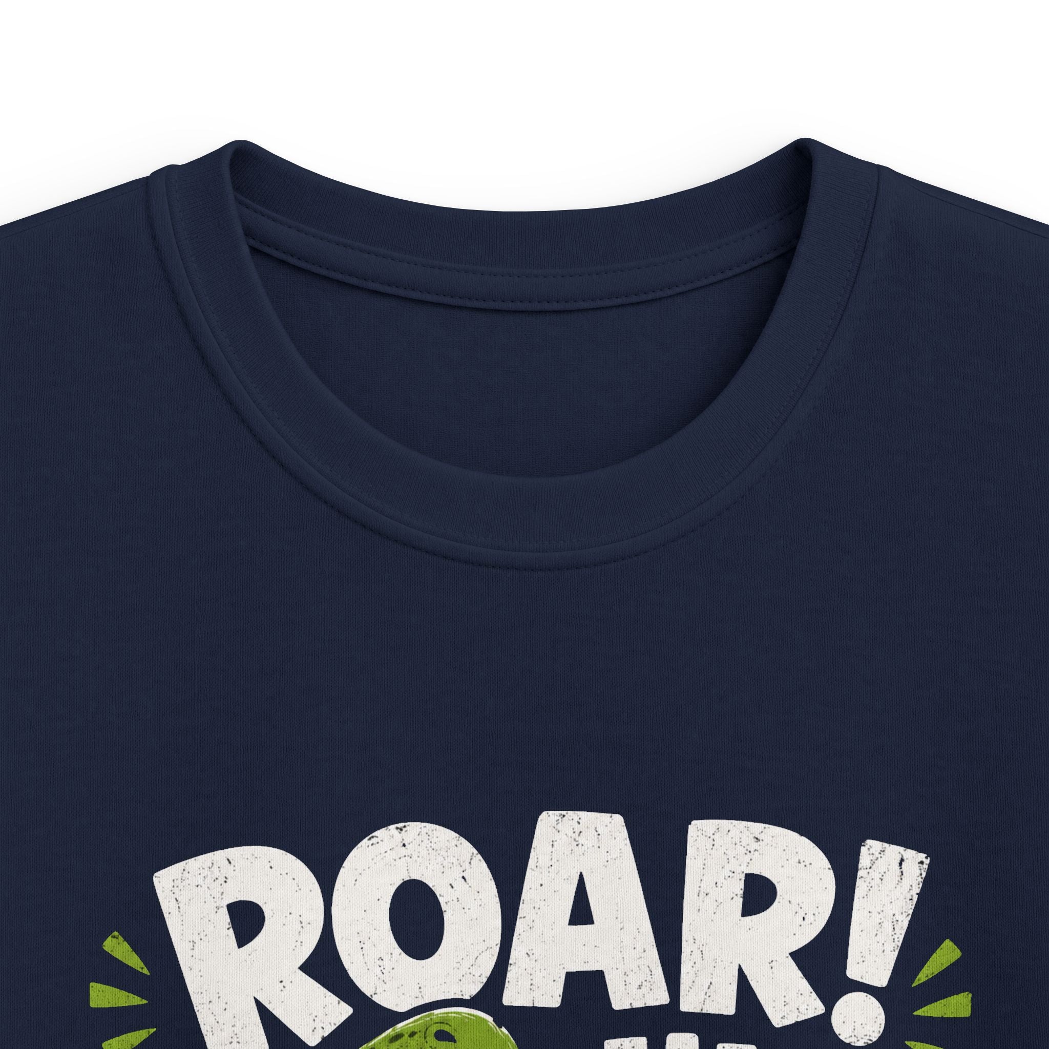 Kids Tee "Roar! I'm 4 Today" Dinosaur Birthday Shirt