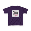 "Sass never looked so cute" Girls Graphic Family T-Shirt Design