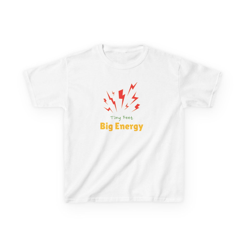 Tiny Feet - Big Energy | Funny Kids Graphic T-Shirt