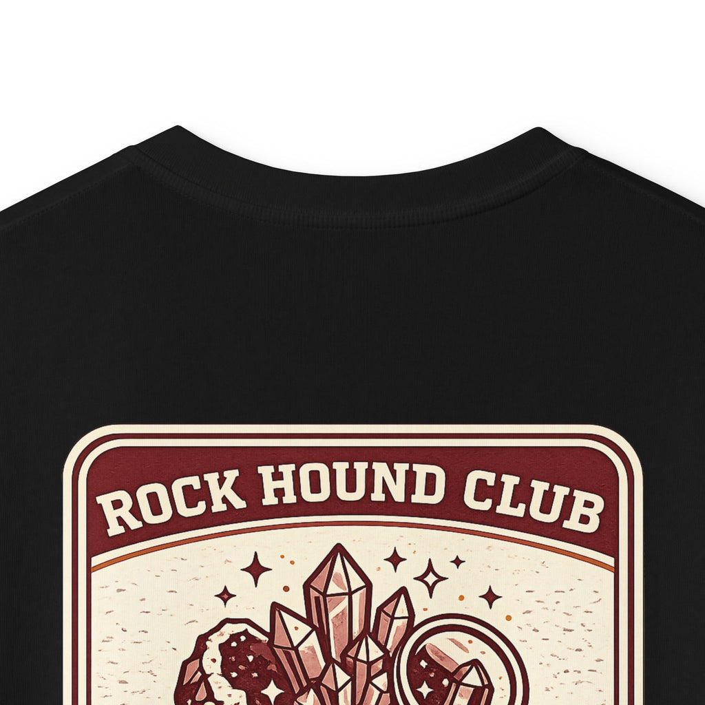 Rock Hound Club Kids T-Shirt 'Est. 2026' Gemstone & Magnifying Glass Design for Boys & Girls