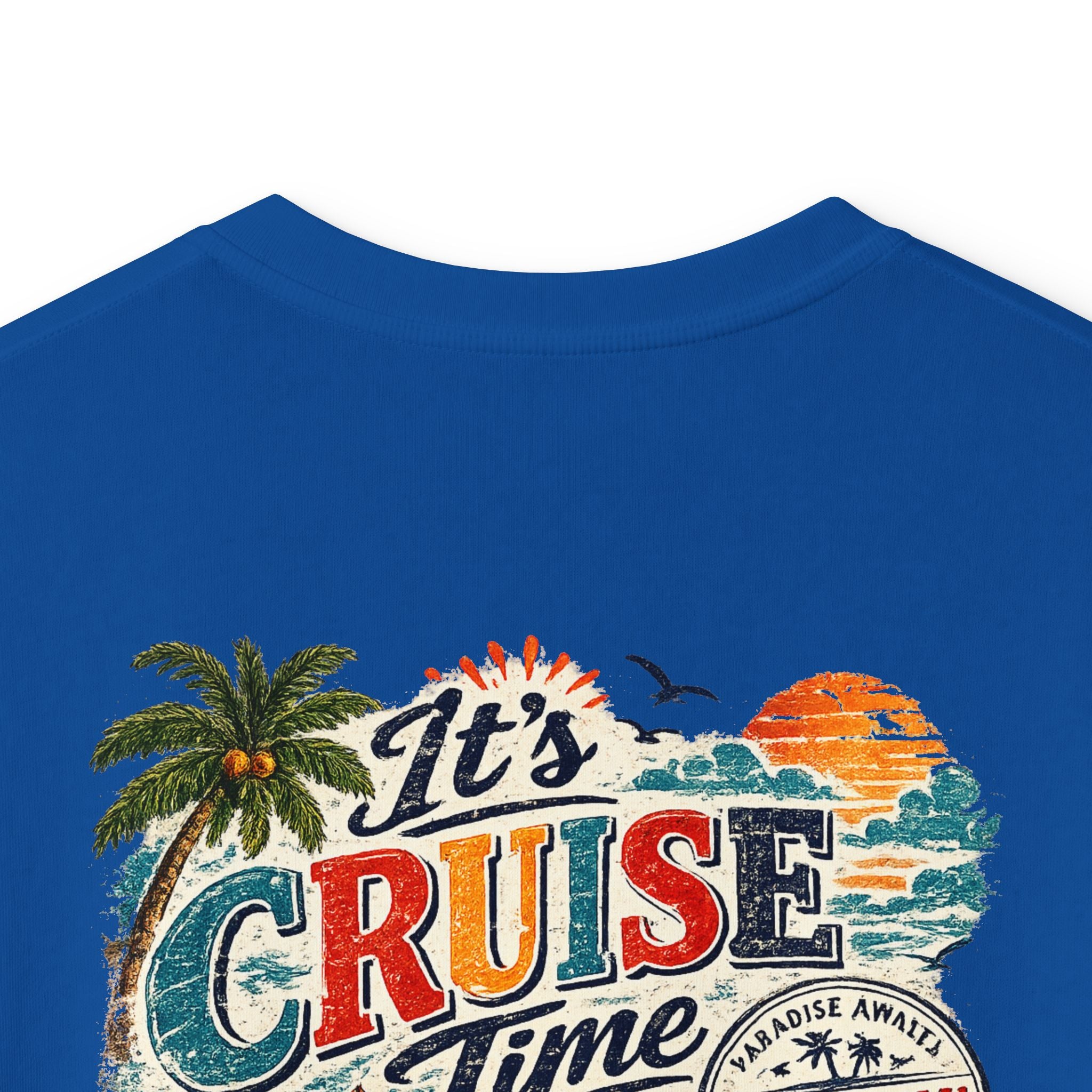 Kids Cruise T‑Shirt  "It’s Cruise Time" Tropical Vacation Tee