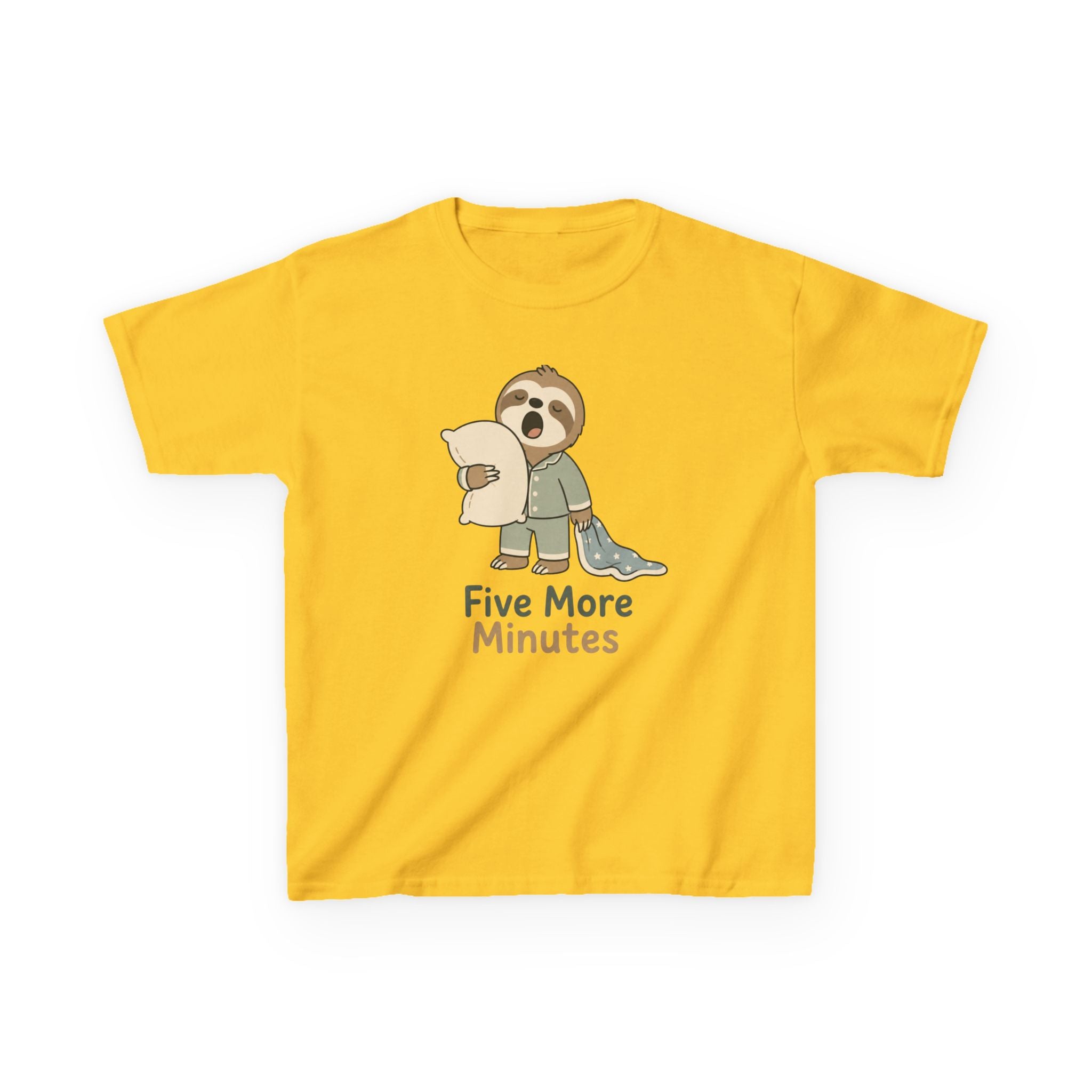 Kids T-Shirt — "Five more minutes""