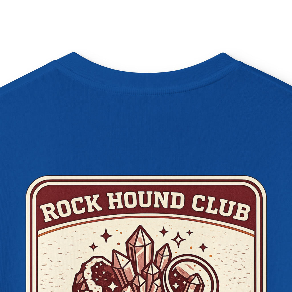 Rock Hound Club Kids T-Shirt 'Est. 2026' Gemstone & Magnifying Glass Design for Boys & Girls
