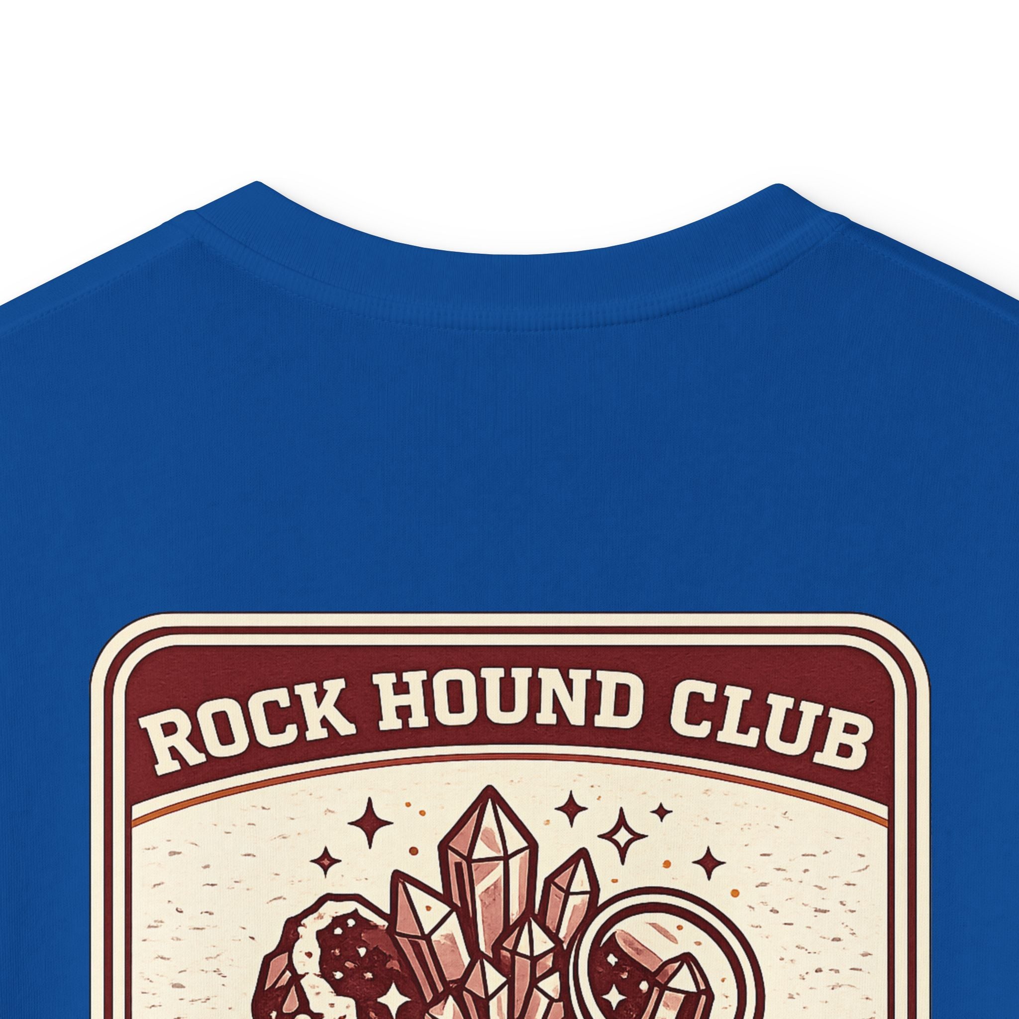 Rock Hound Club Kids T-Shirt 'Est. 2026' Gemstone & Magnifying Glass Design for Boys & Girls