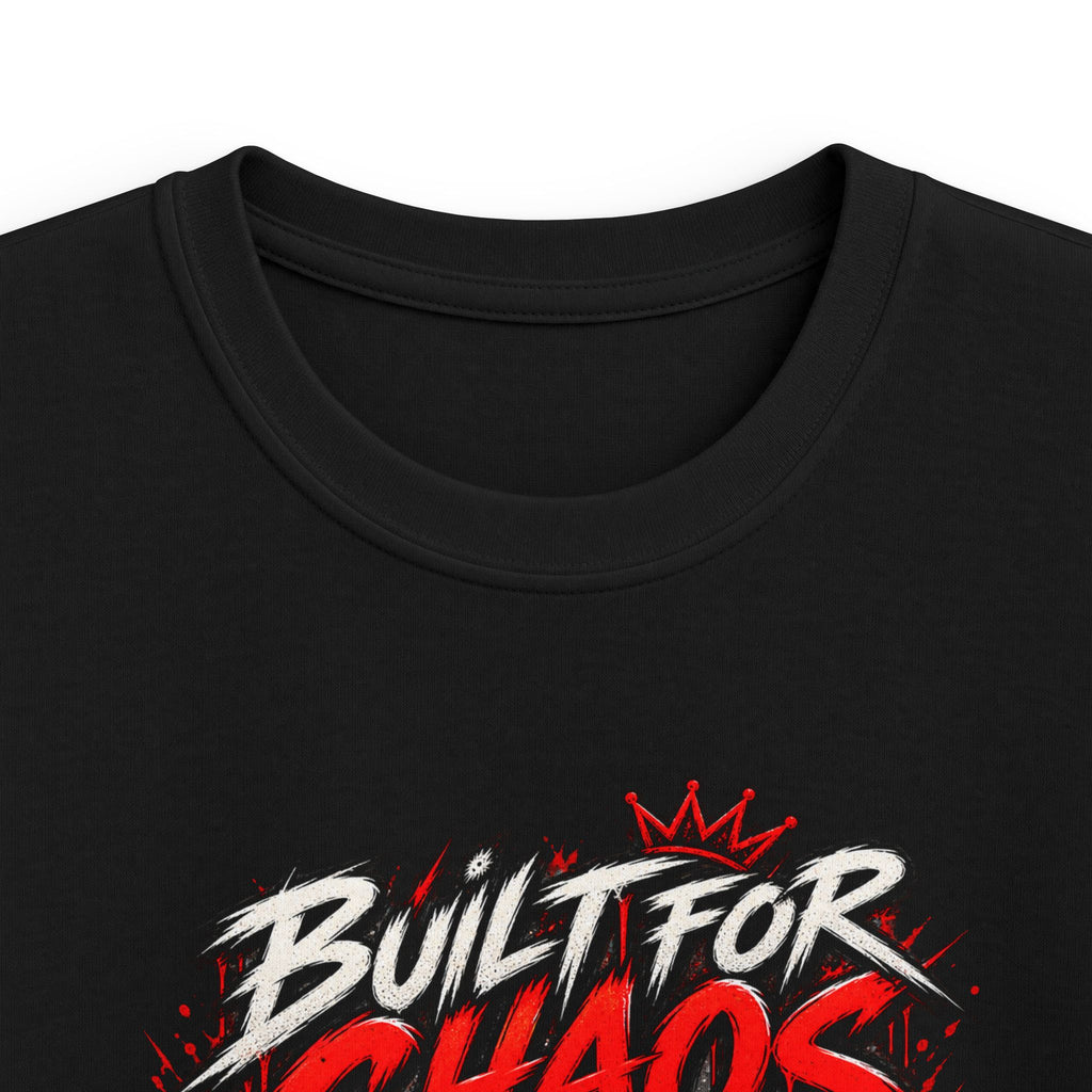 Kids Tee "Built for Chaos" Monster Truck Graphic (No Rules, Just Dirt)