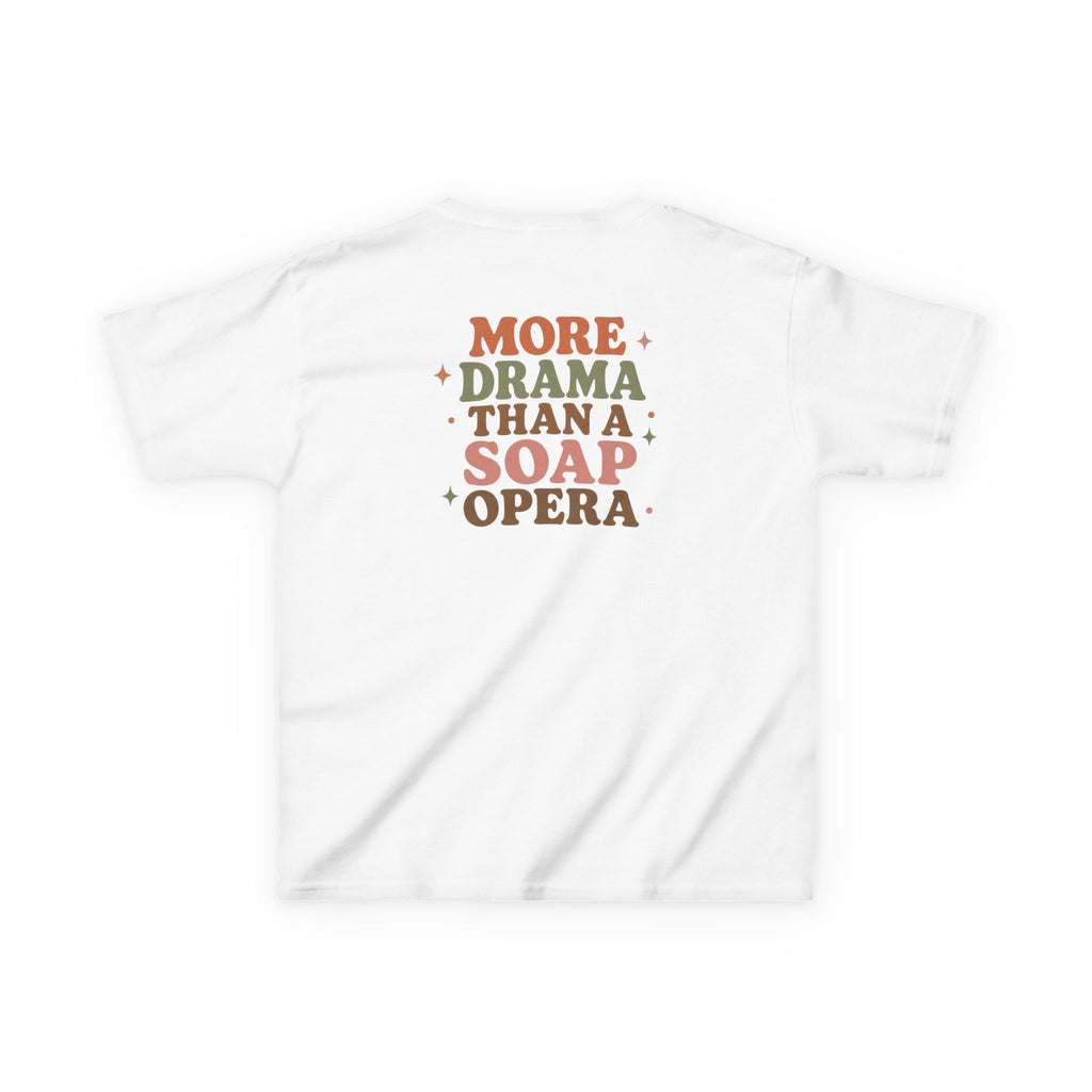 More Drama Than a Soap Opera Kids Graphic Tee