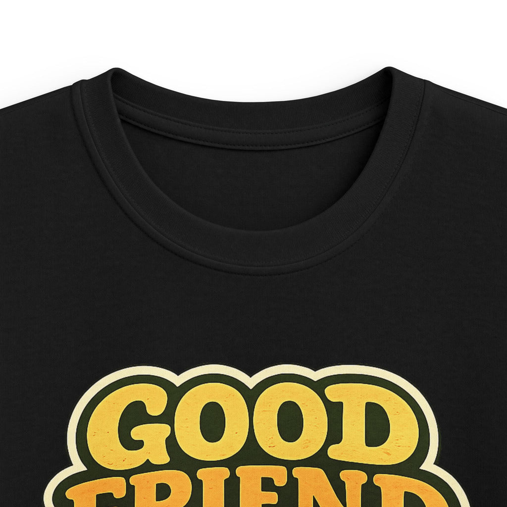 Kids Tee "Good Friend Energy" Retro Graphic Youth T‑Shirt For Boys & Girls
