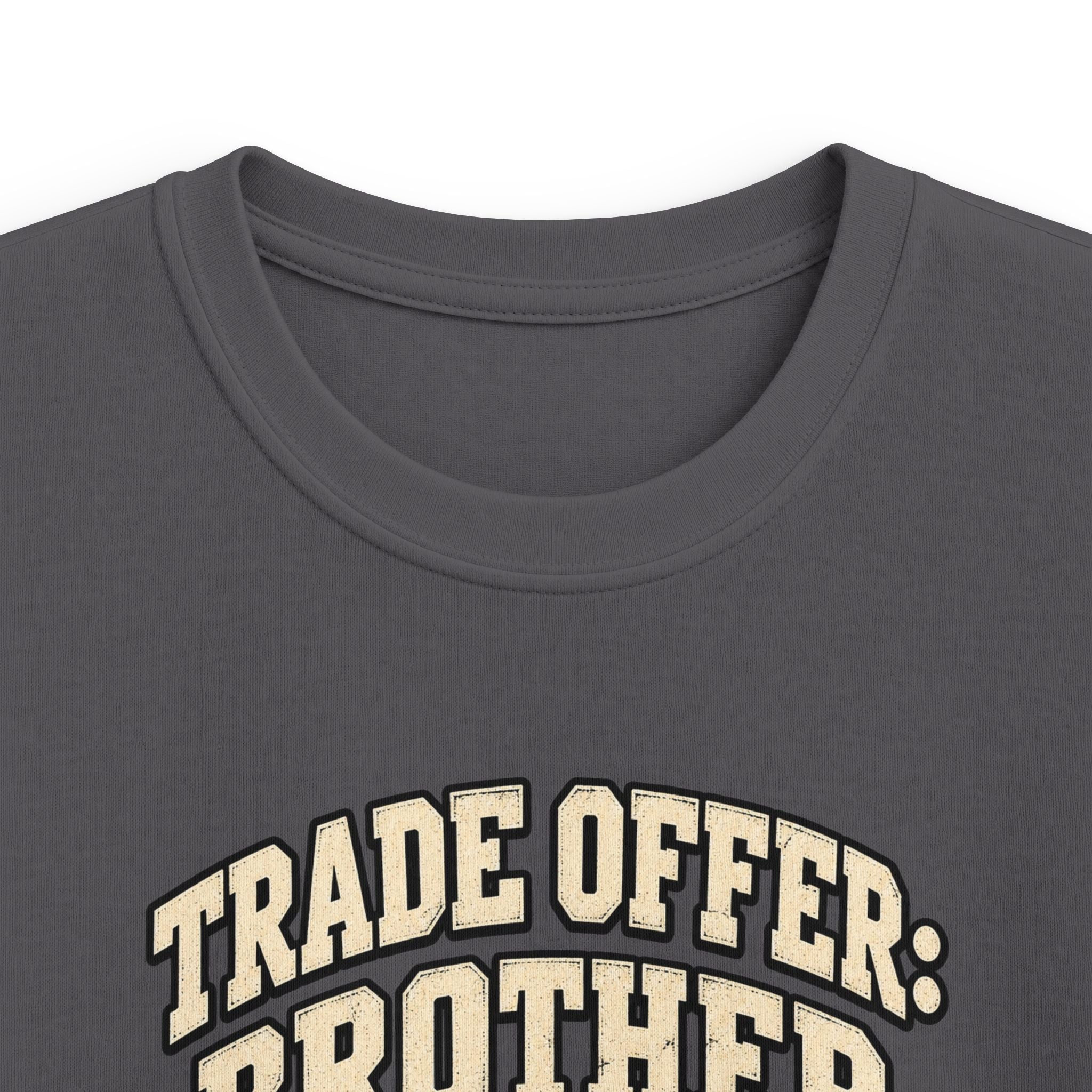 Kids 'Trade Offer: Brother for Fries' Funny Graphic Tee