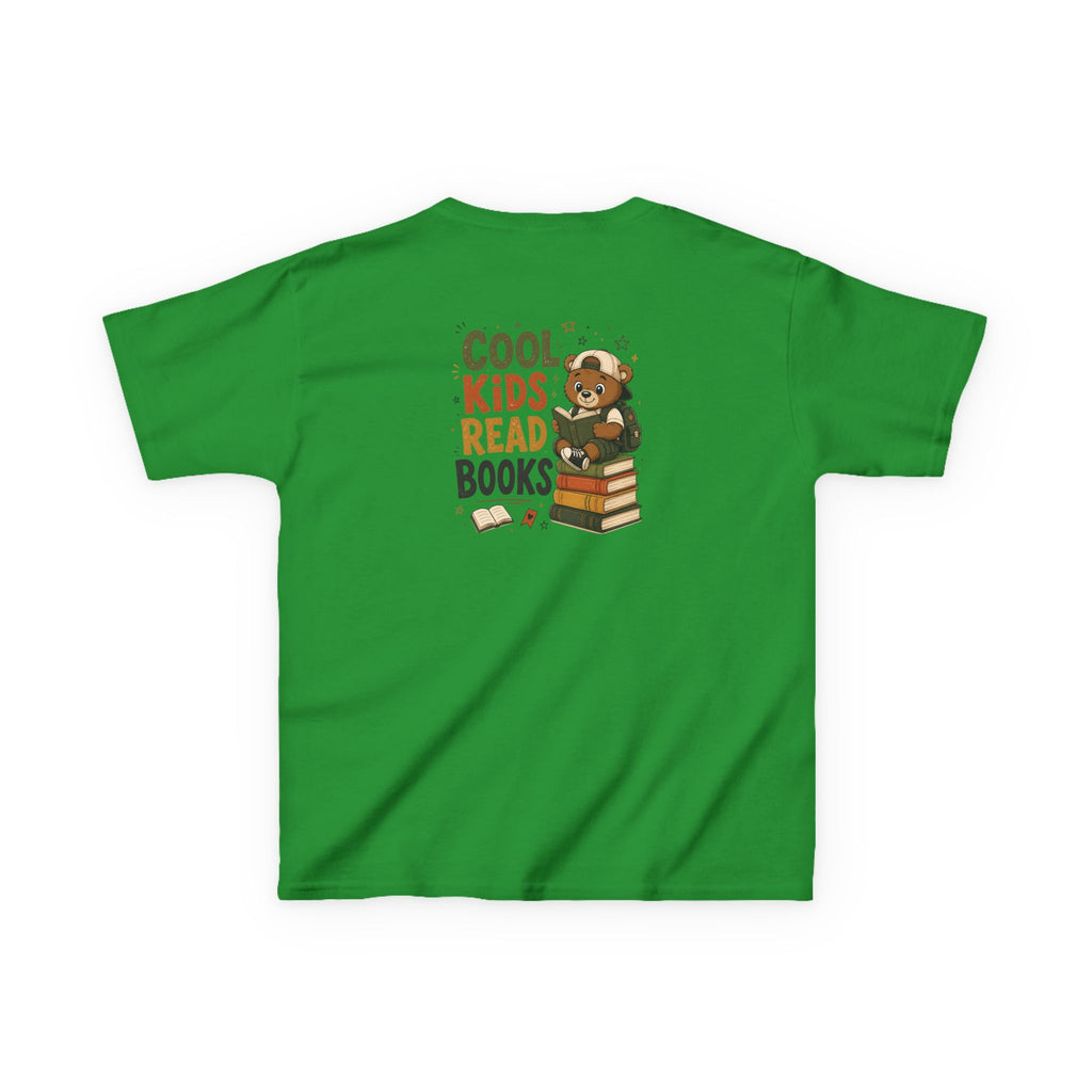 Kids Funny T-Shirt — "Cool Kids Read Books"