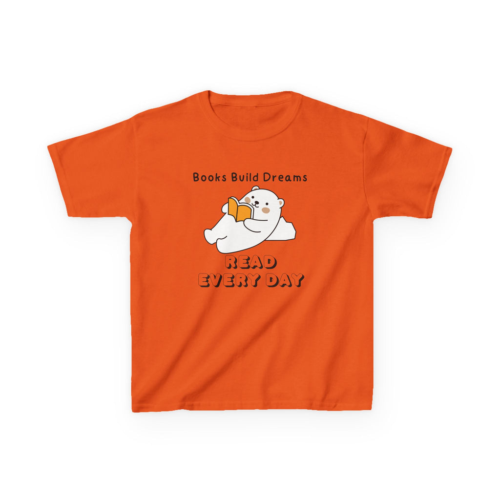 Kids T-Shirt — "Books Build Dreams"