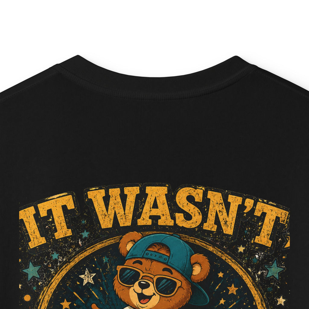 Kids Tee  'It Wasn't Me!' Dancing Bear Graphic Shirt | Funny Kids Gift