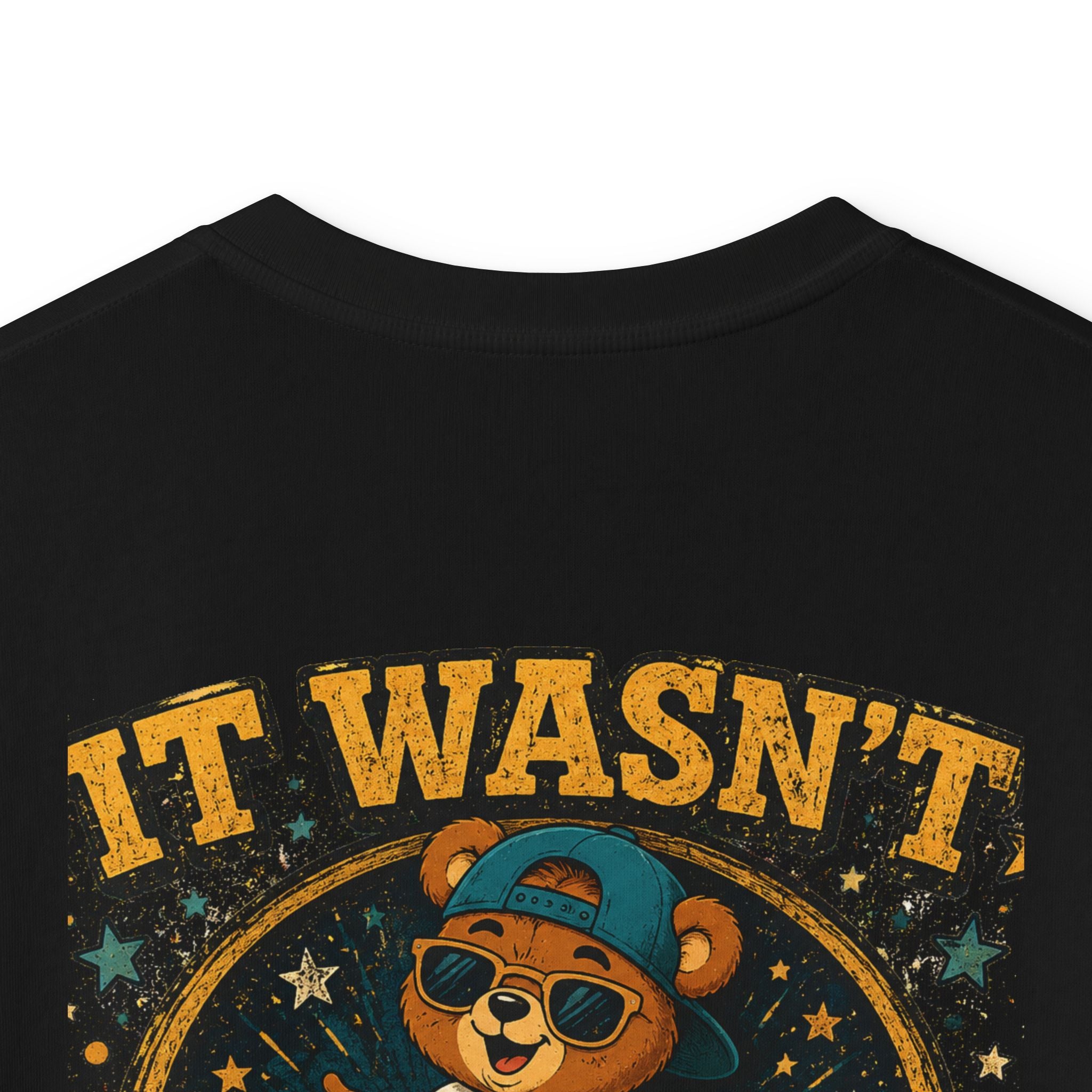 Kids Tee  'It Wasn't Me!' Dancing Bear Graphic Shirt | Funny Kids Gift