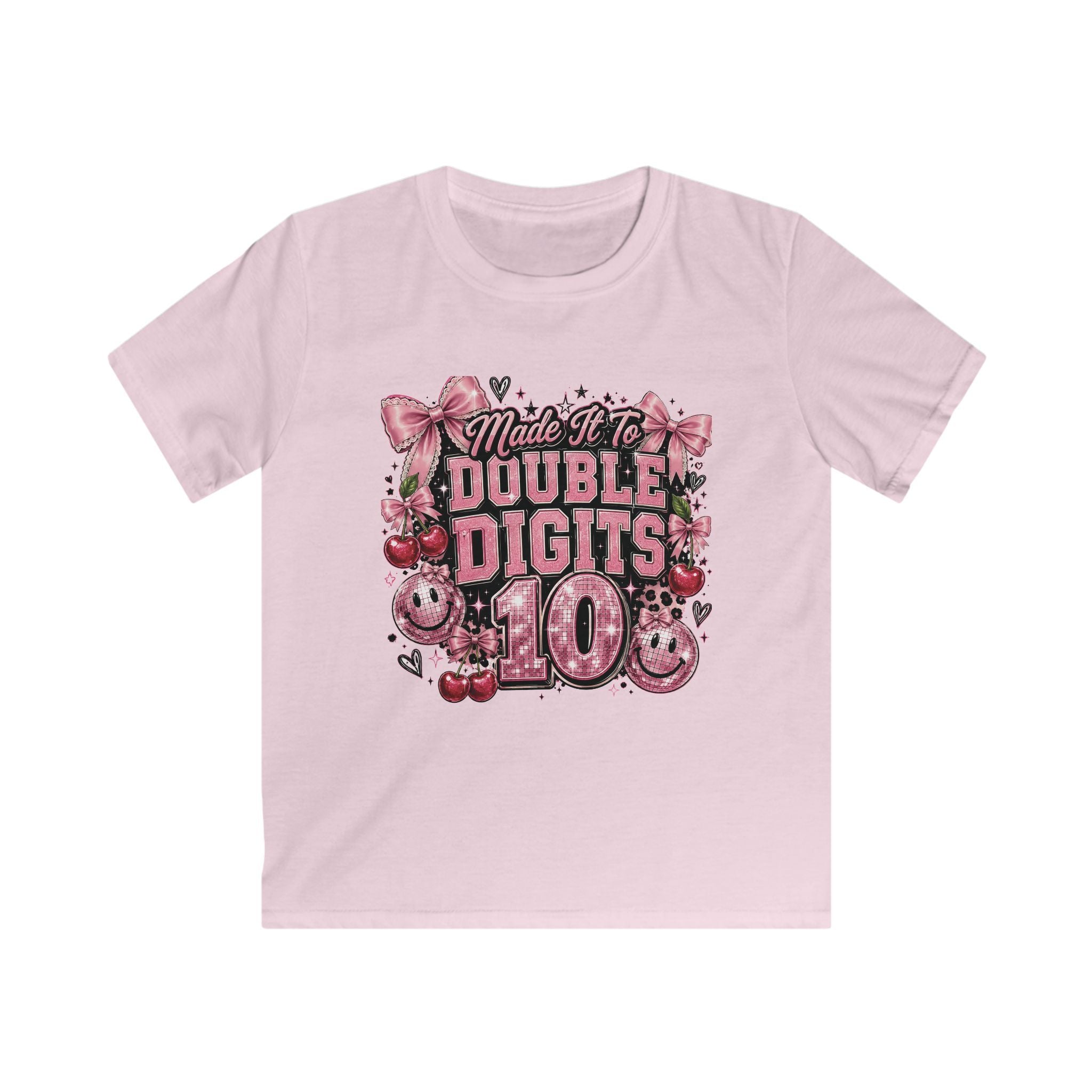 Kids Tee "Made It to Double Digits 10" Birthday Shirt