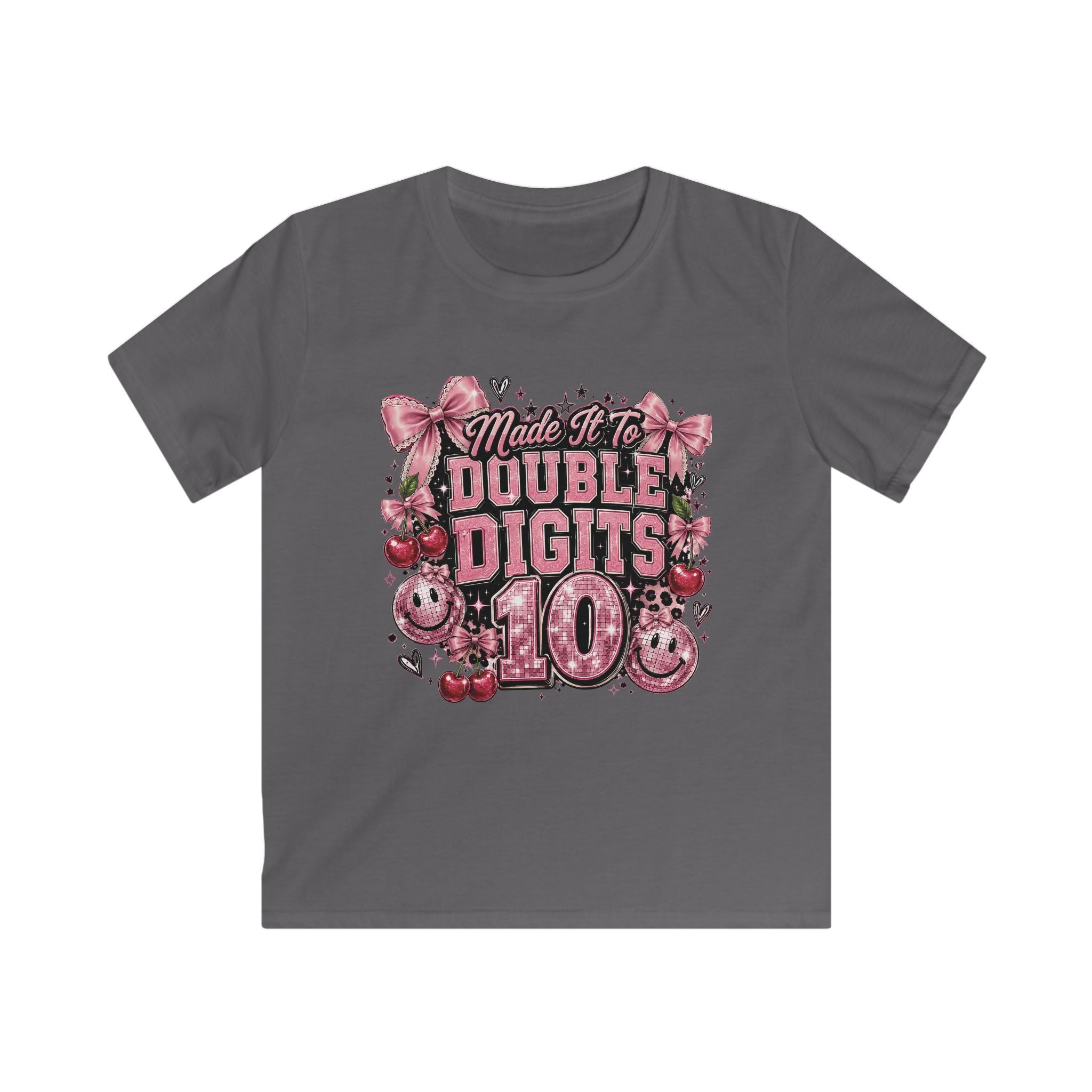 Kids Tee "Made It to Double Digits 10" Birthday Shirt