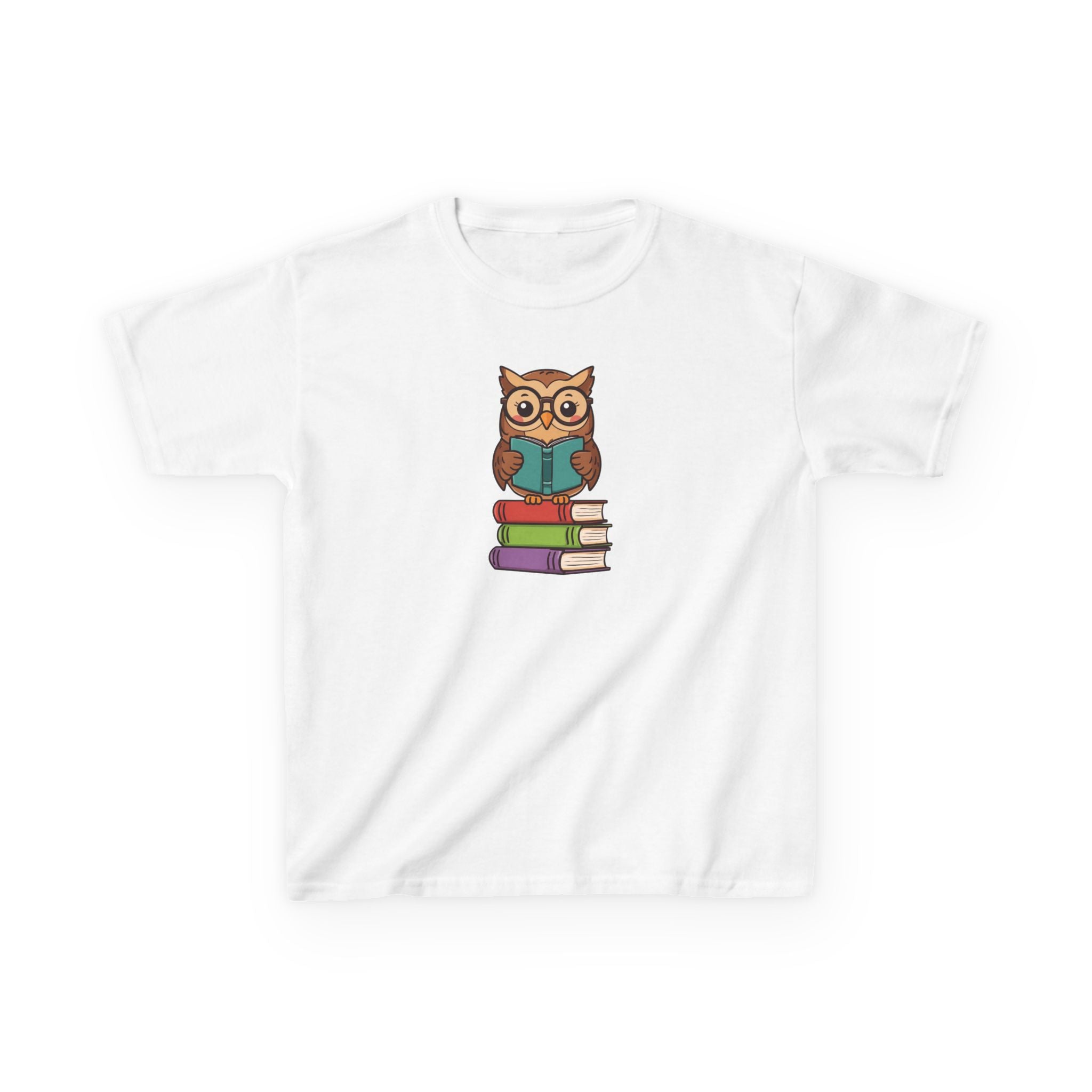Kids T-Shirt — "OWL on book"