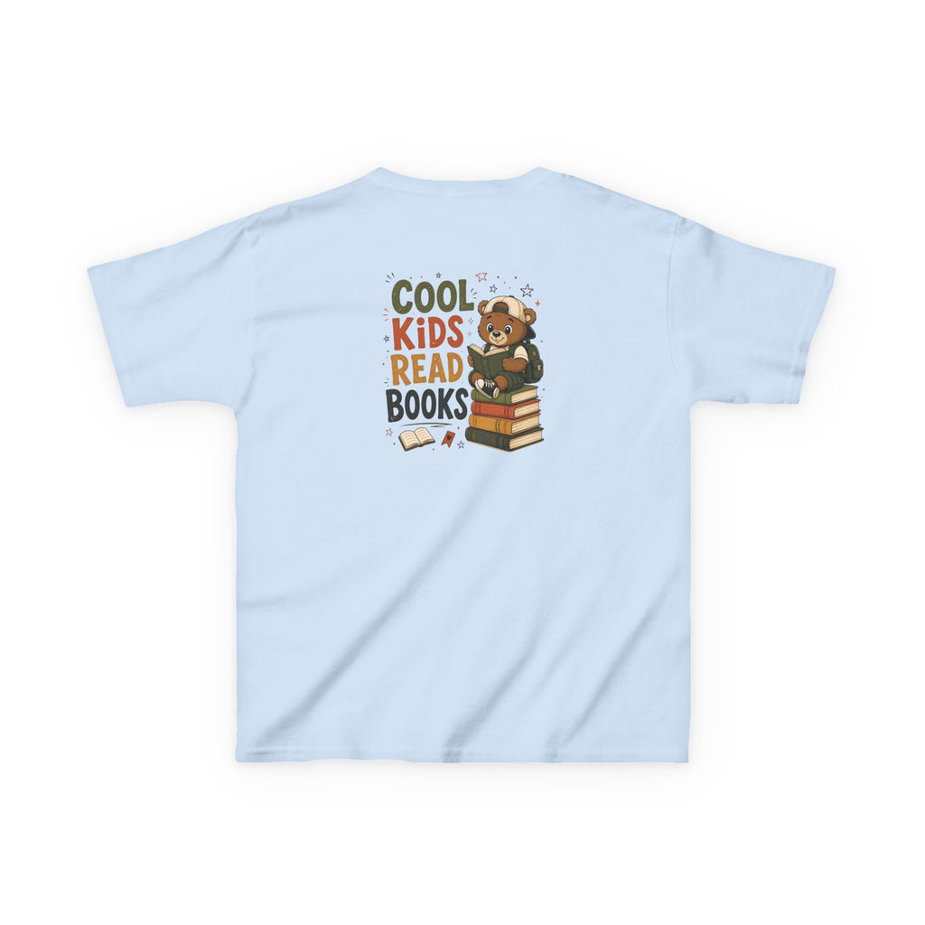 Kids Funny T-Shirt — "Cool Kids Read Books"