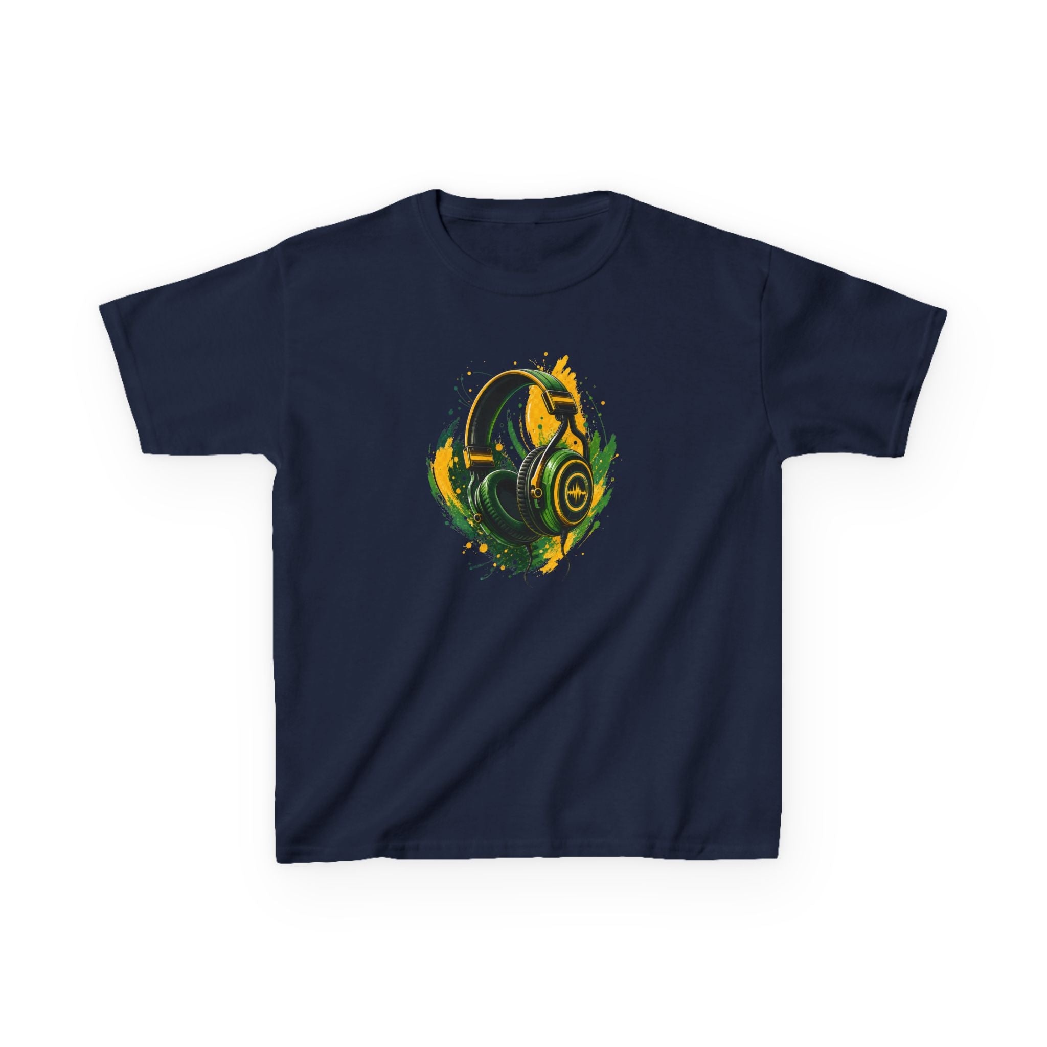 Gamer Colorful Gaming Headphones Graphic kids T-Shirt Design