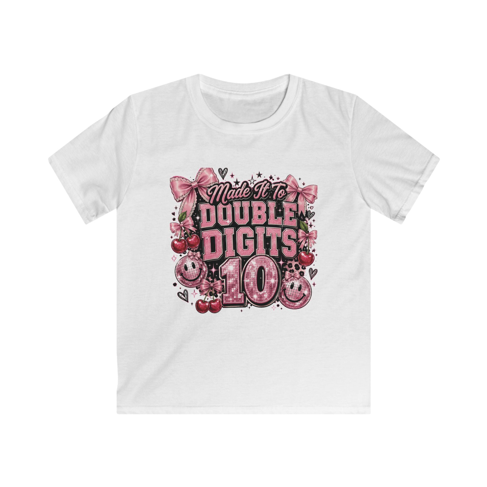 Kids Tee "Made It to Double Digits 10" Birthday Shirt
