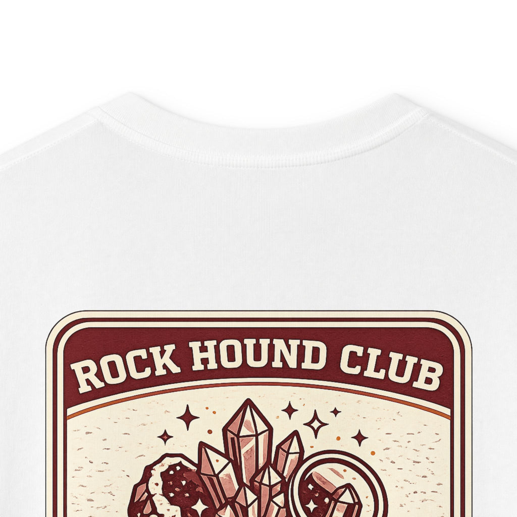 Rock Hound Club Kids T-Shirt 'Est. 2026' Gemstone & Magnifying Glass Design for Boys & Girls
