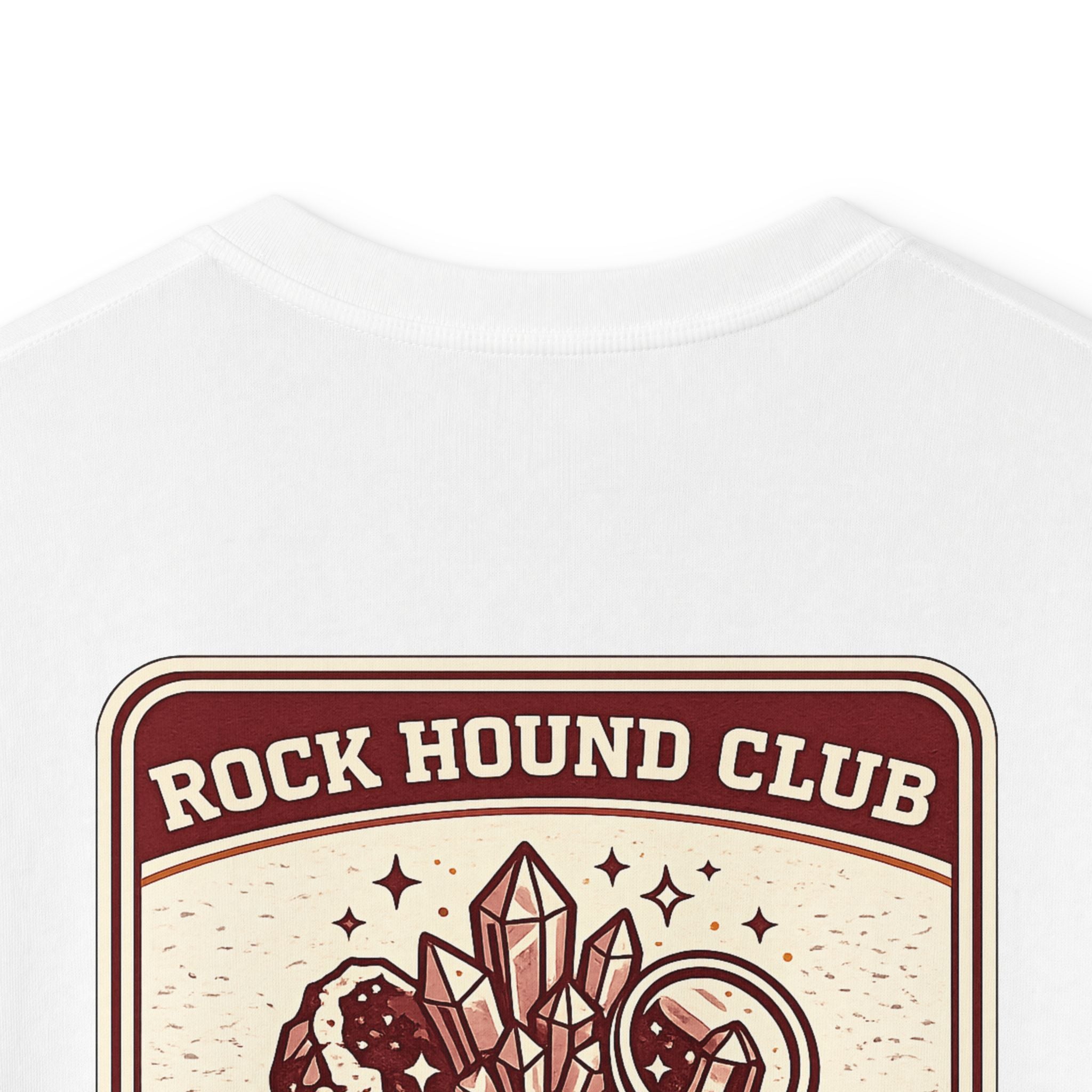 Rock Hound Club Kids T-Shirt 'Est. 2026' Gemstone & Magnifying Glass Design for Boys & Girls