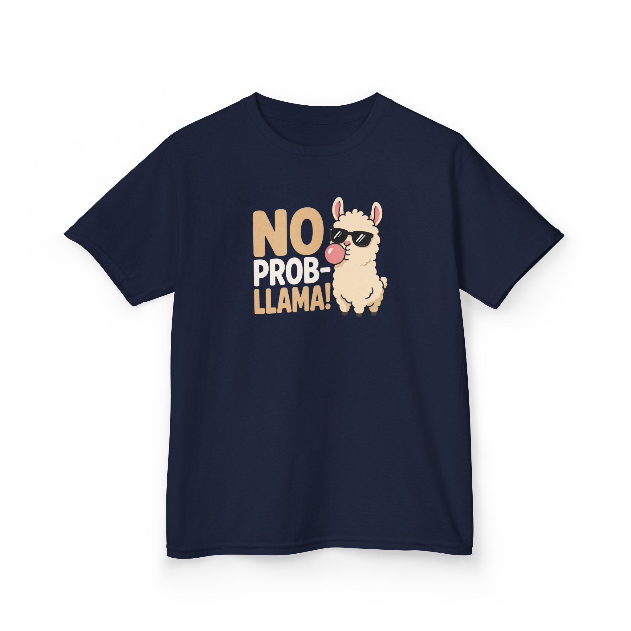 Kids Funny T-Shirt — "No Prob-llama!" 🦙".