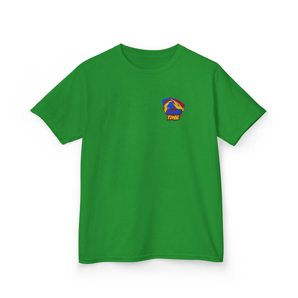 Kids T-Shirt Design "Game Time Dragon Gamer"