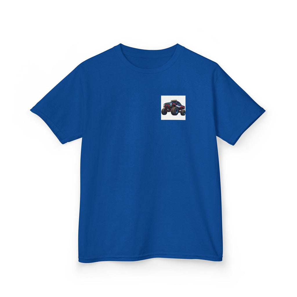 "Just A Boy Who Loves Monster Truck" Graphic kids Birthday T-Shirt Design