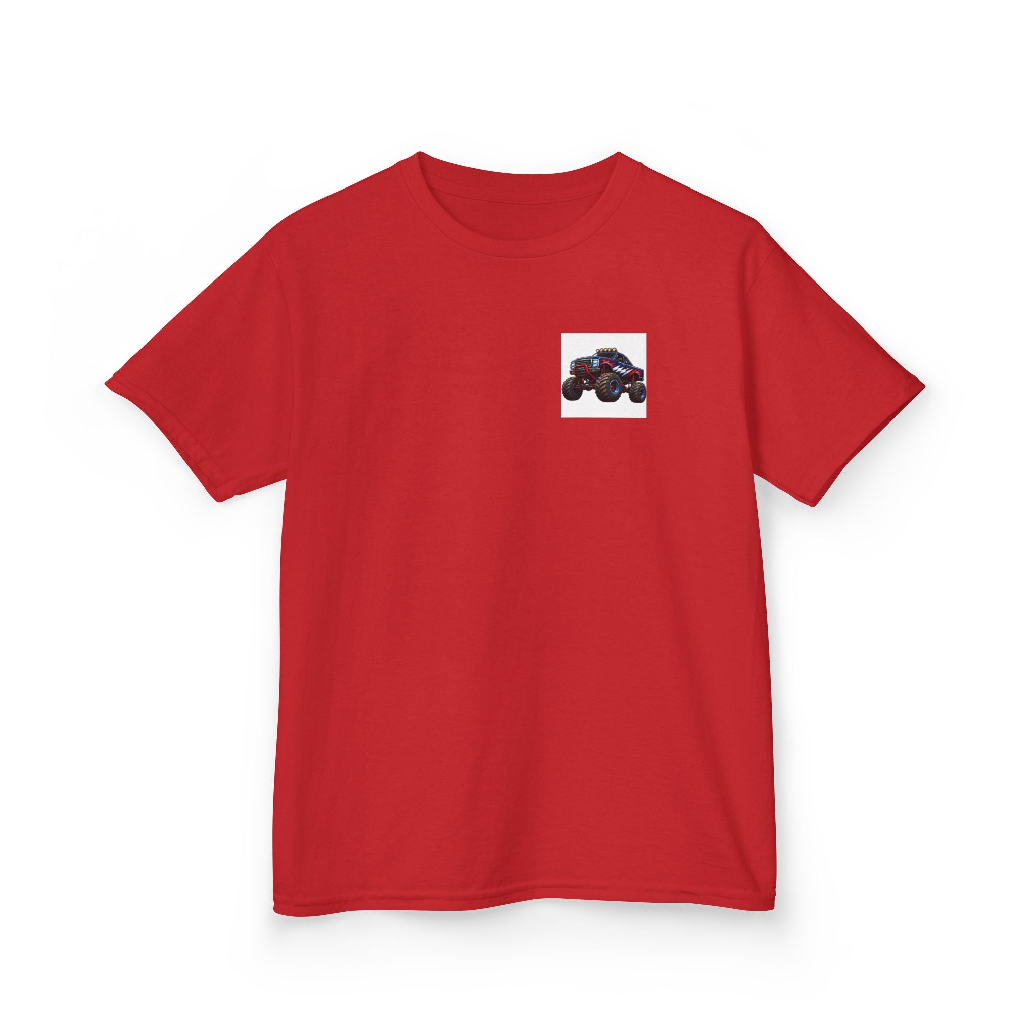 "Just A Boy Who Loves Monster Truck" Graphic kids Birthday T-Shirt Design