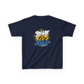 Kids Tee "Smart Kids Rule" Graphic T-Shirt for Back to School & Everyday Wear
