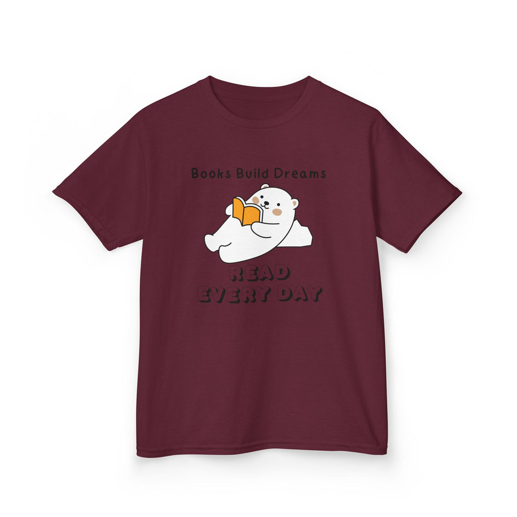 Kids T-Shirt — "Books Build Dreams"