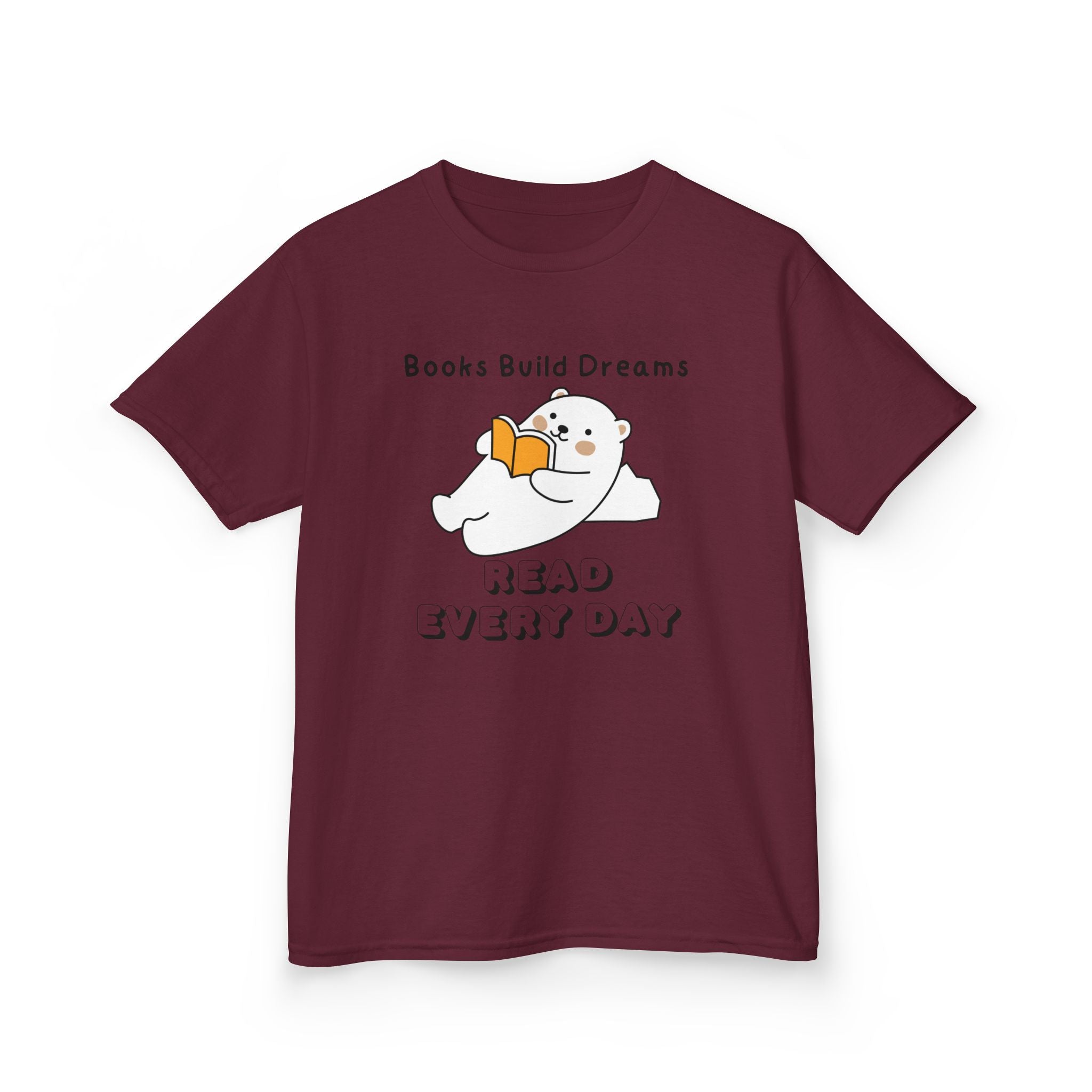 Kids T-Shirt — "Books Build Dreams"
