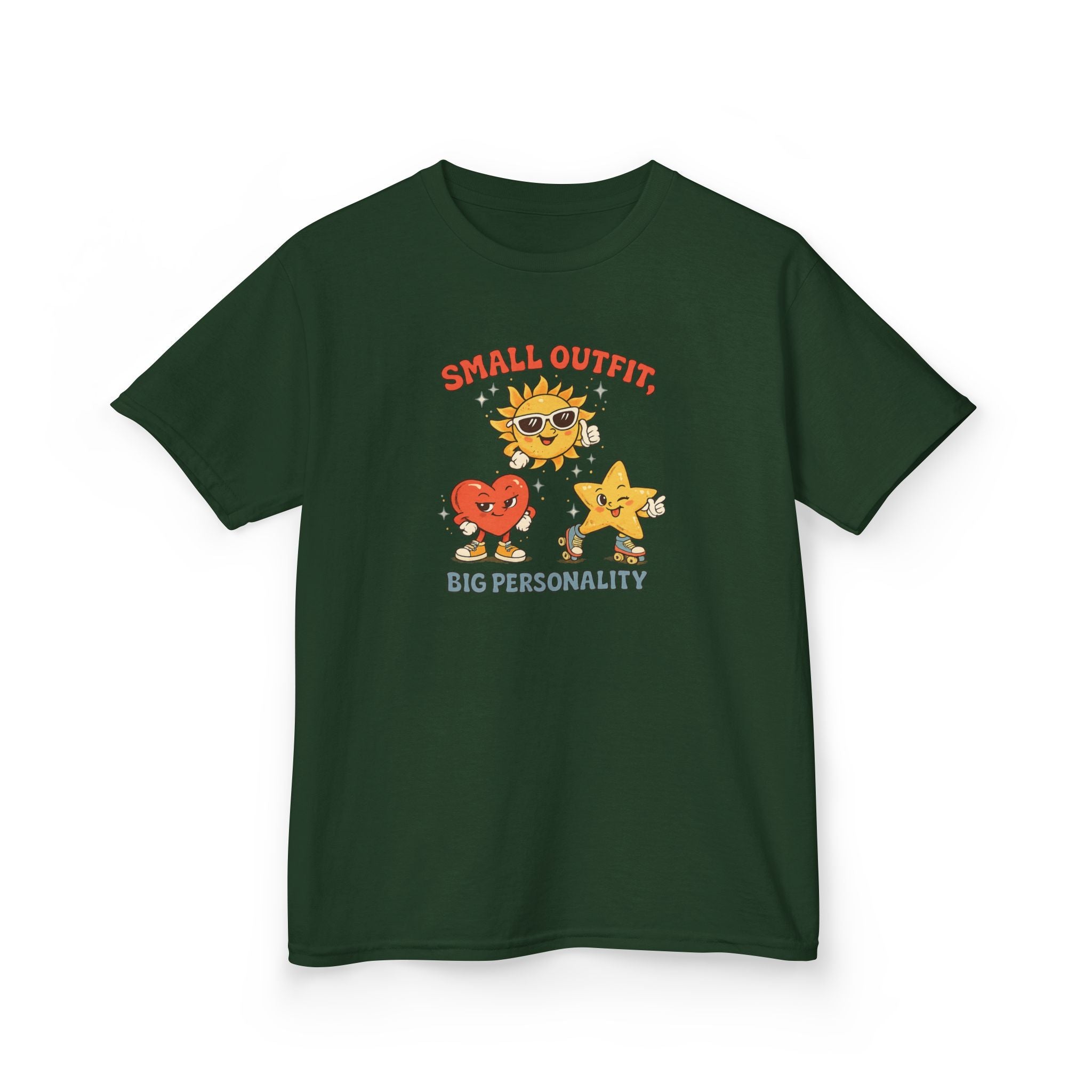 Small Outfit, Big Personality Retro Kids Tee