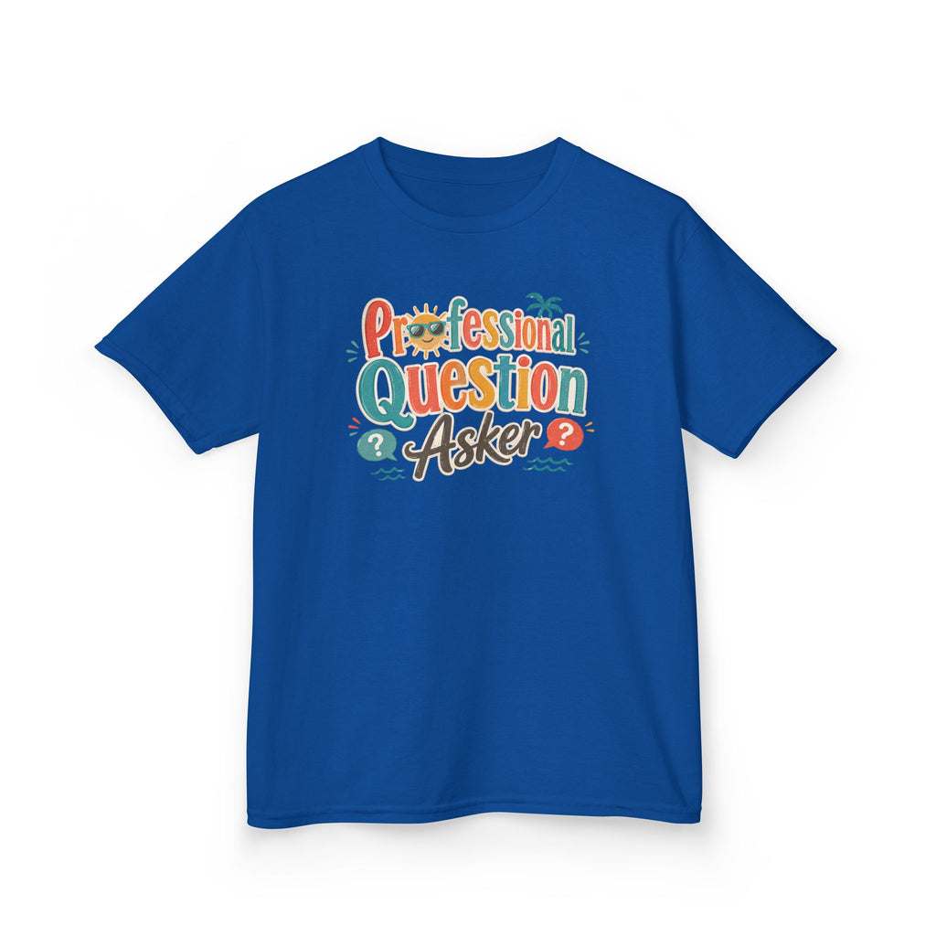 Kids Funny T-Shirt — "Professional QUESTION Asker"