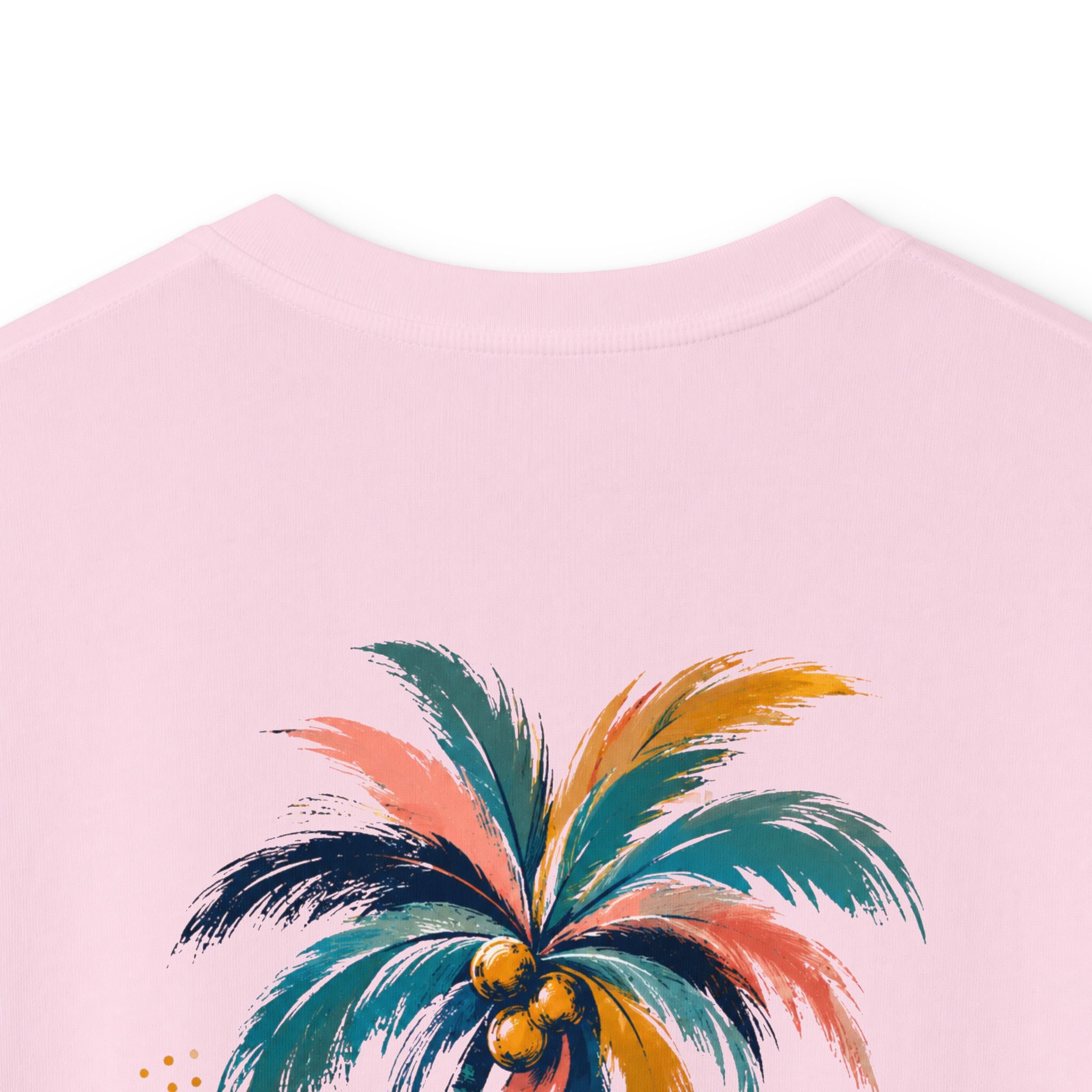 Kids Palm Beach T-Shirt Tropical Sunset Beach Tee for Children