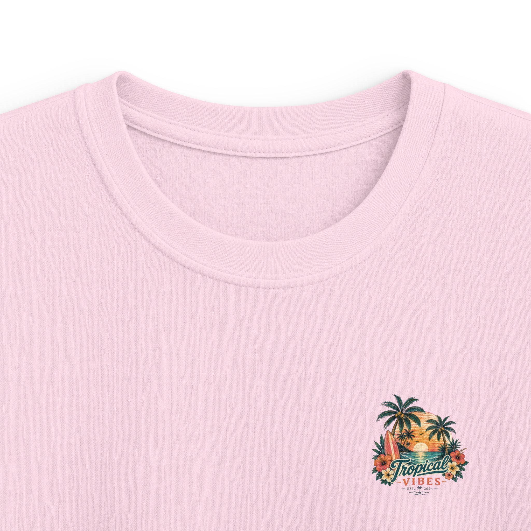 Kids Tropical Paradise Tee "Paradise Mode" Adventure Surf Graphic T-Shirt