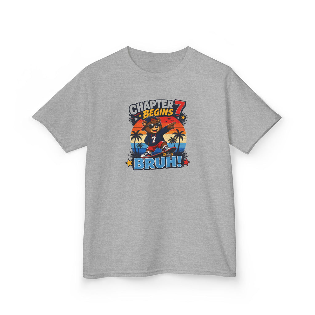 Chapter 7 Begins Graphic kids Birthday T-Shirt Design