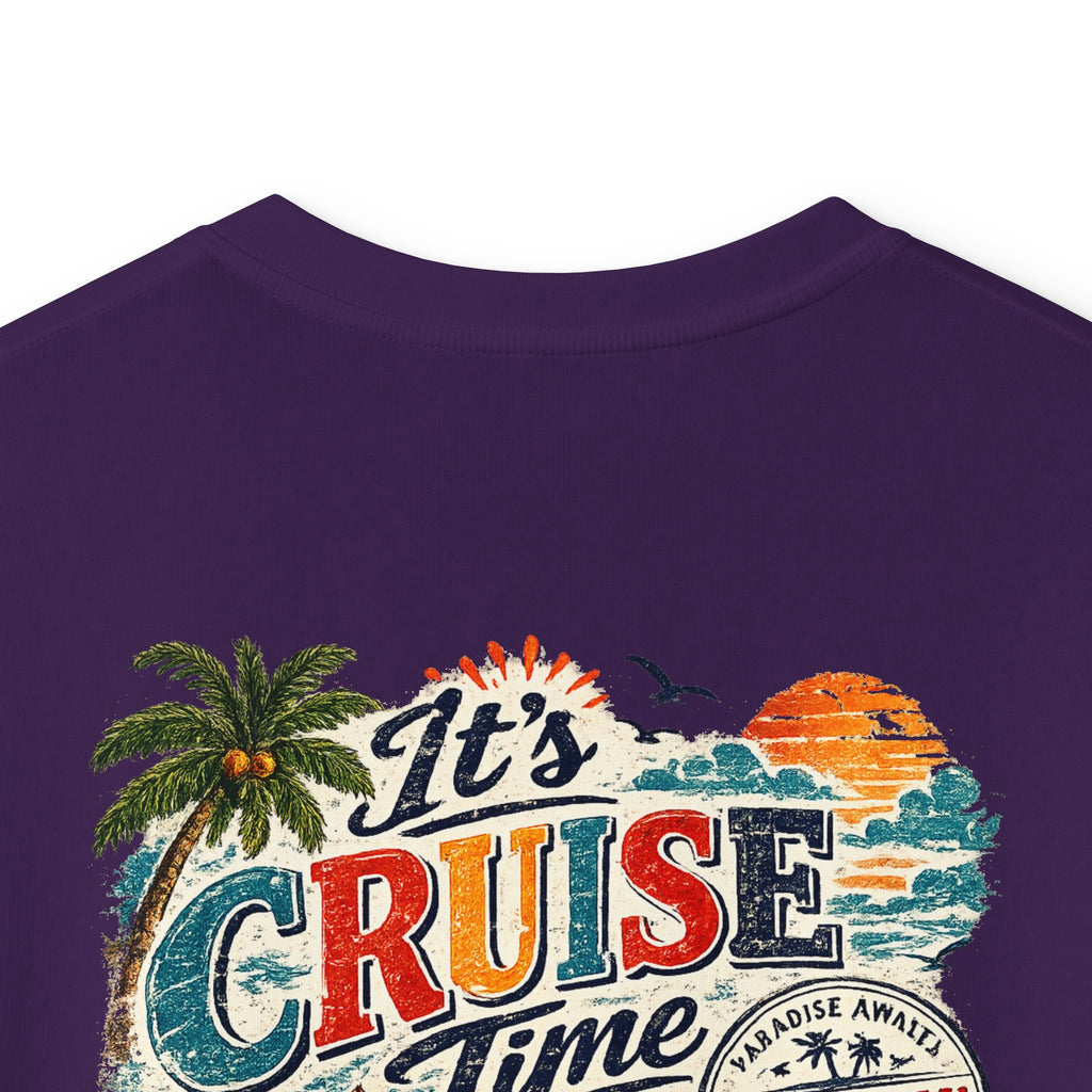 Kids Cruise T‑Shirt  "It’s Cruise Time" Tropical Vacation Tee