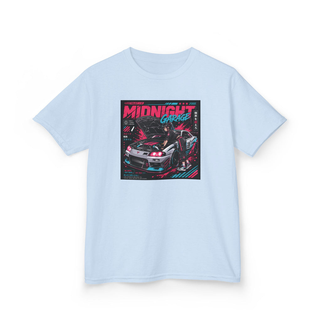 Boys Tee "Midnight Garage Retro Racing" Graphic