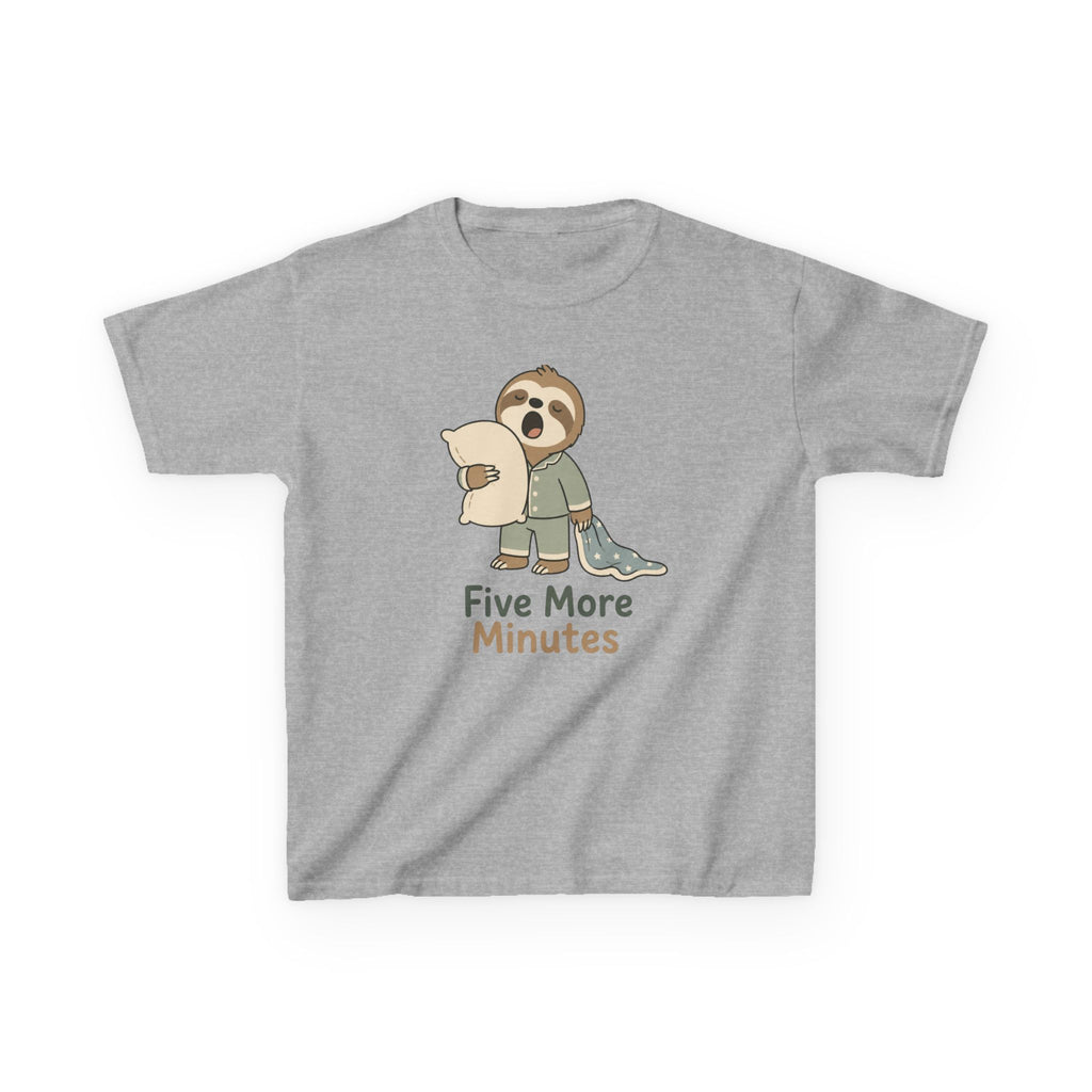 Kids T-Shirt — "Five more minutes""