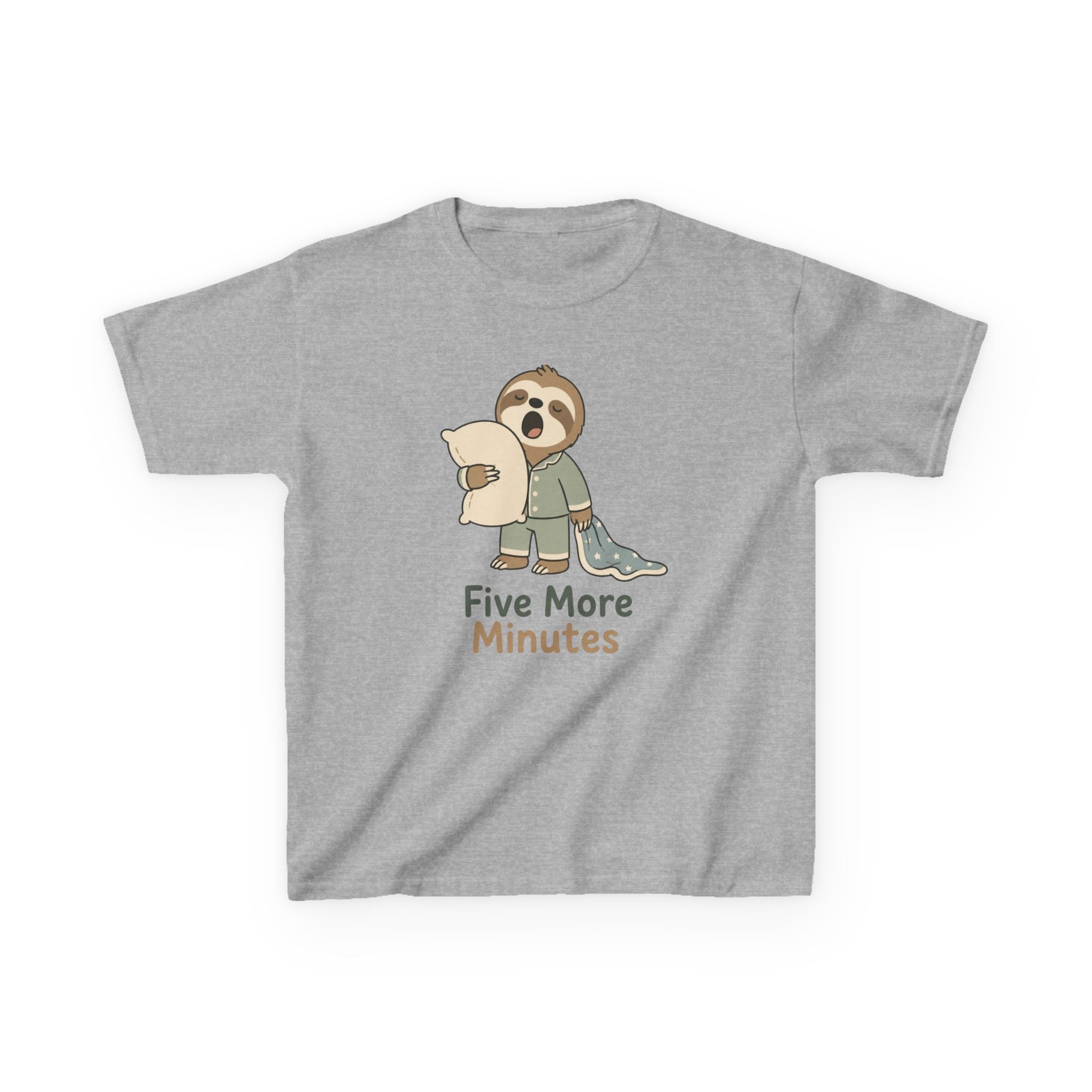 Kids T-Shirt — "Five more minutes""